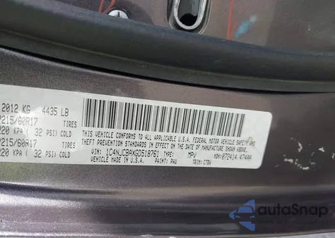 2016 Jeep Compass Sport из США, поврежденный, VIN 1C4NJCBAXGD518761